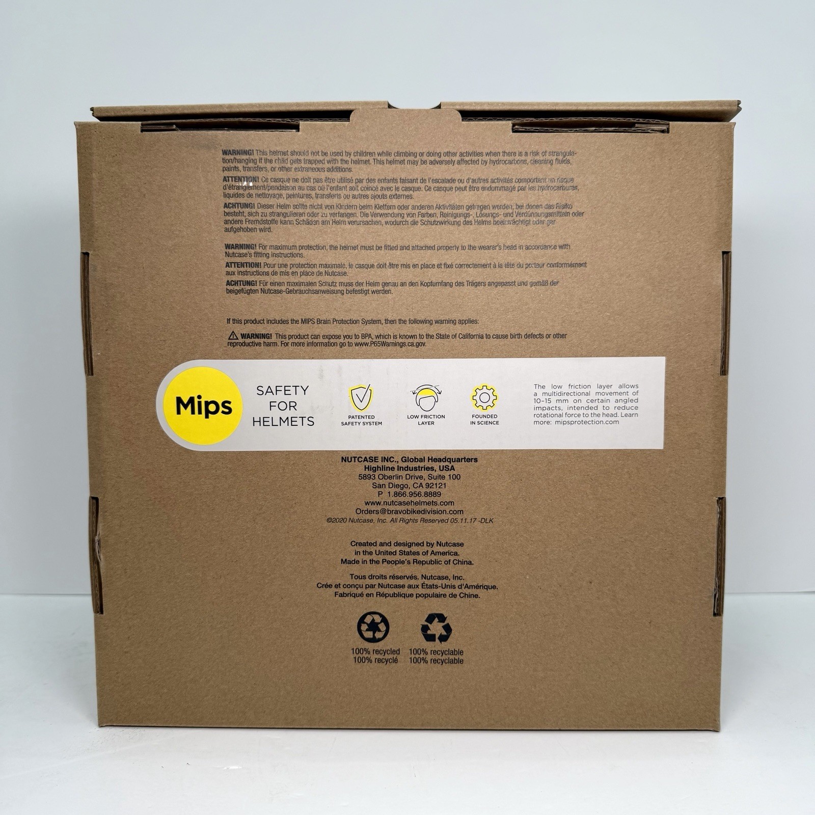 Nutcase - Medium - MIPS Helmet - From Scotland With Love - 22”-23.5” - NWT