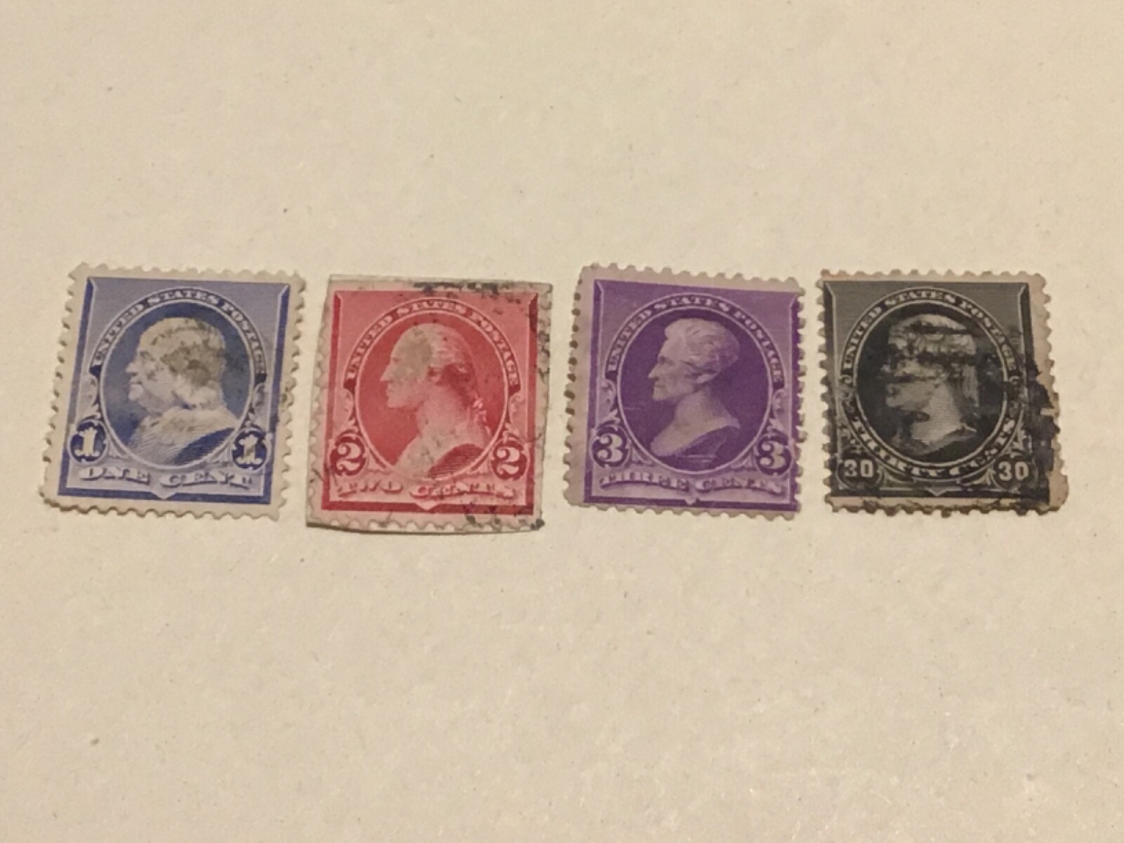 United States 1890 Personalities used stamps A10056