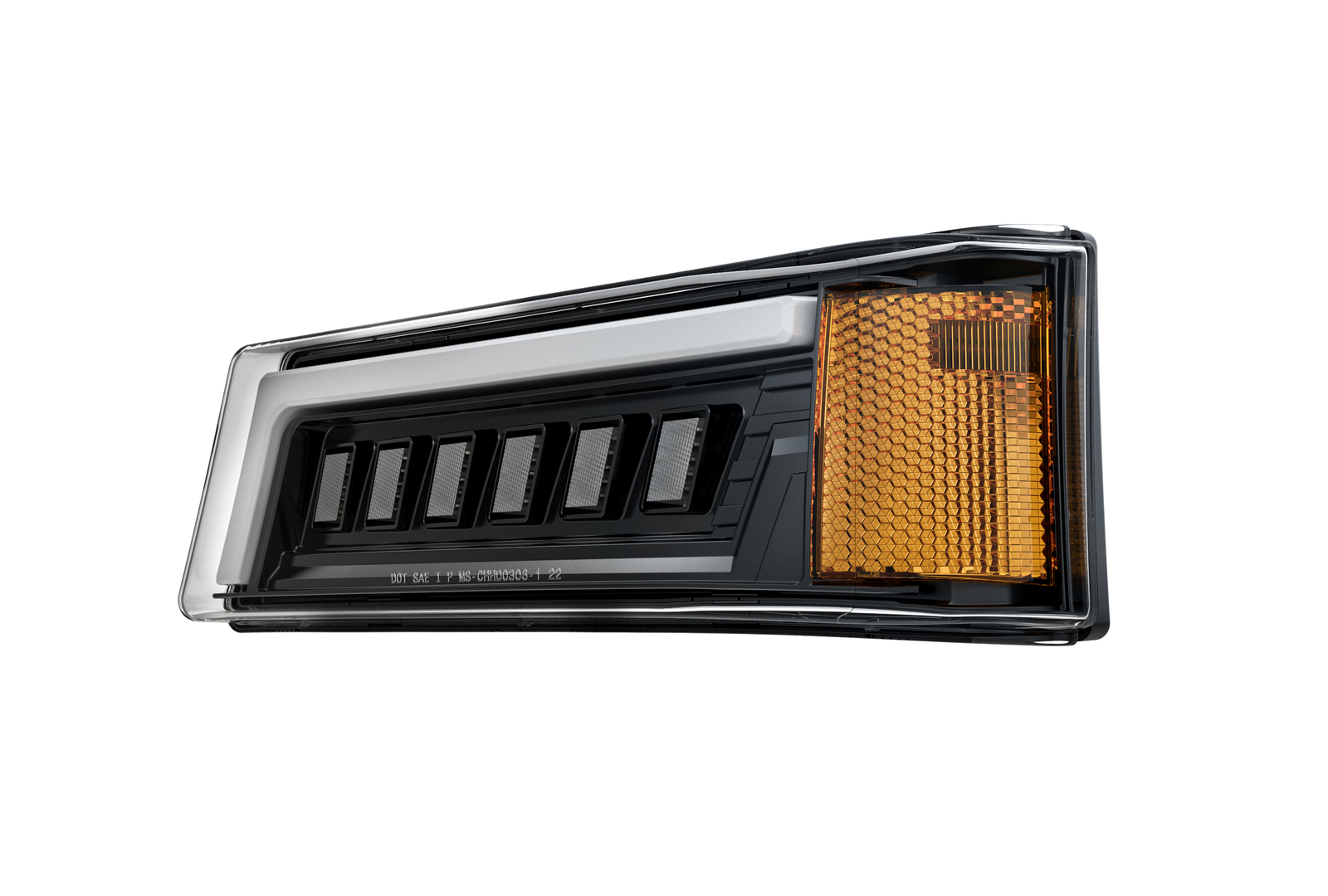 DOT LED Headlights DRL Bumper Lamps For 2003-07 Chevy Silverado 1500 2500 3500