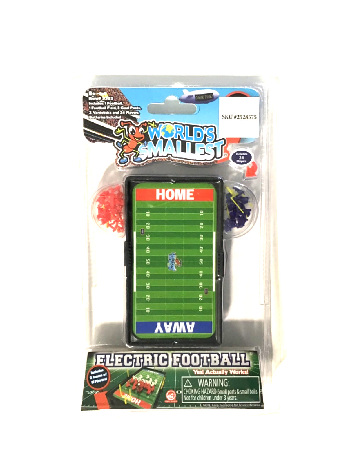 World's Smallest Electric Football Game