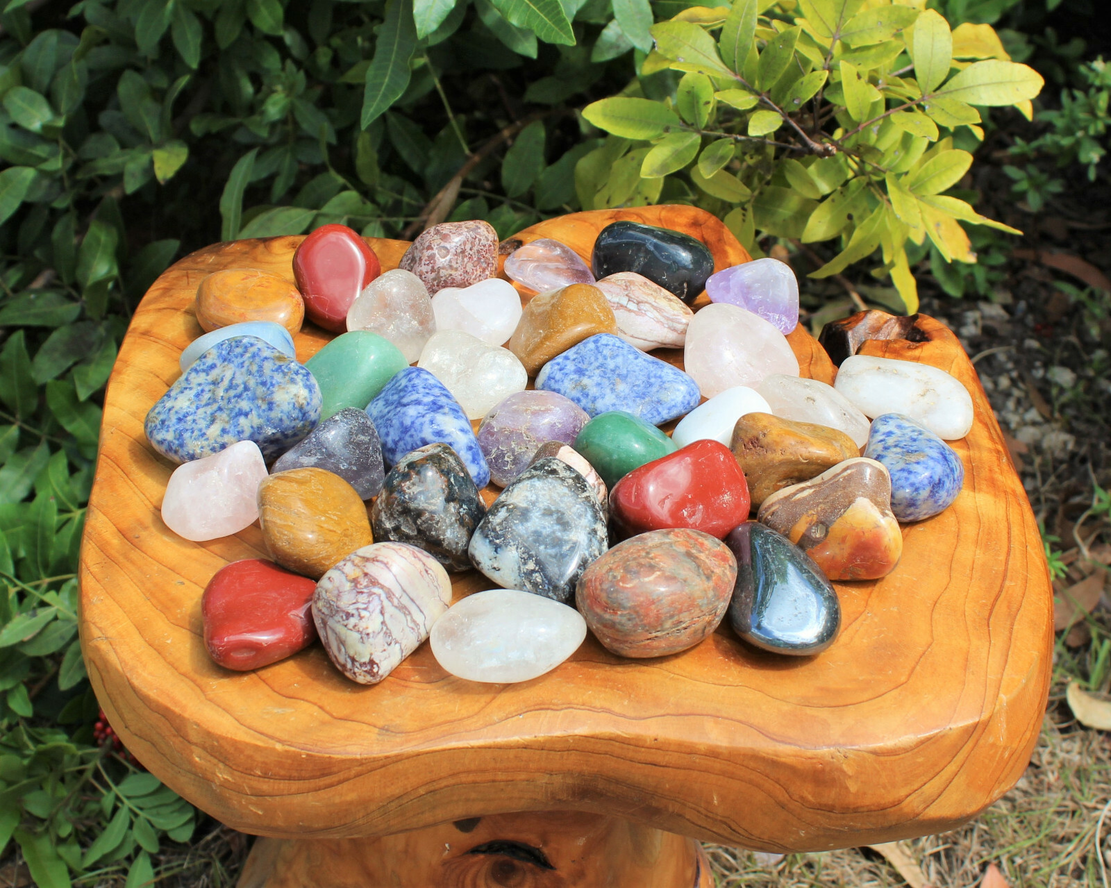 Assorted Mix Tumbled Stones: SMALL, MEDIUM or LARGE Sizes Wholesale Bulk Lots