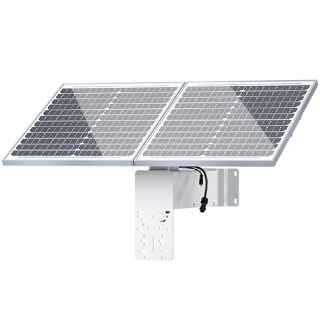 40W Solar Panel Kit with 40A Battery, 12VDC 2.5A Output for CCTV Camera