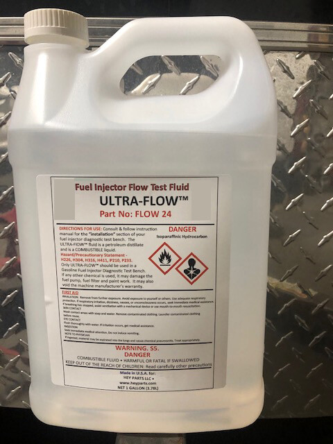 Fuel Injector Calibration Fluid Gallon for Gasoline Injector Testing