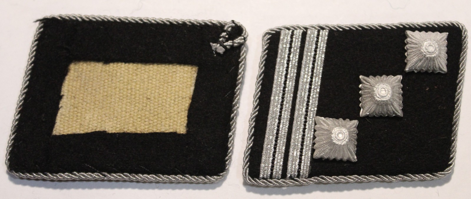 4pc WW2 German Elite Infantry Hauptscharfuhrer shoulder board & collar tab set