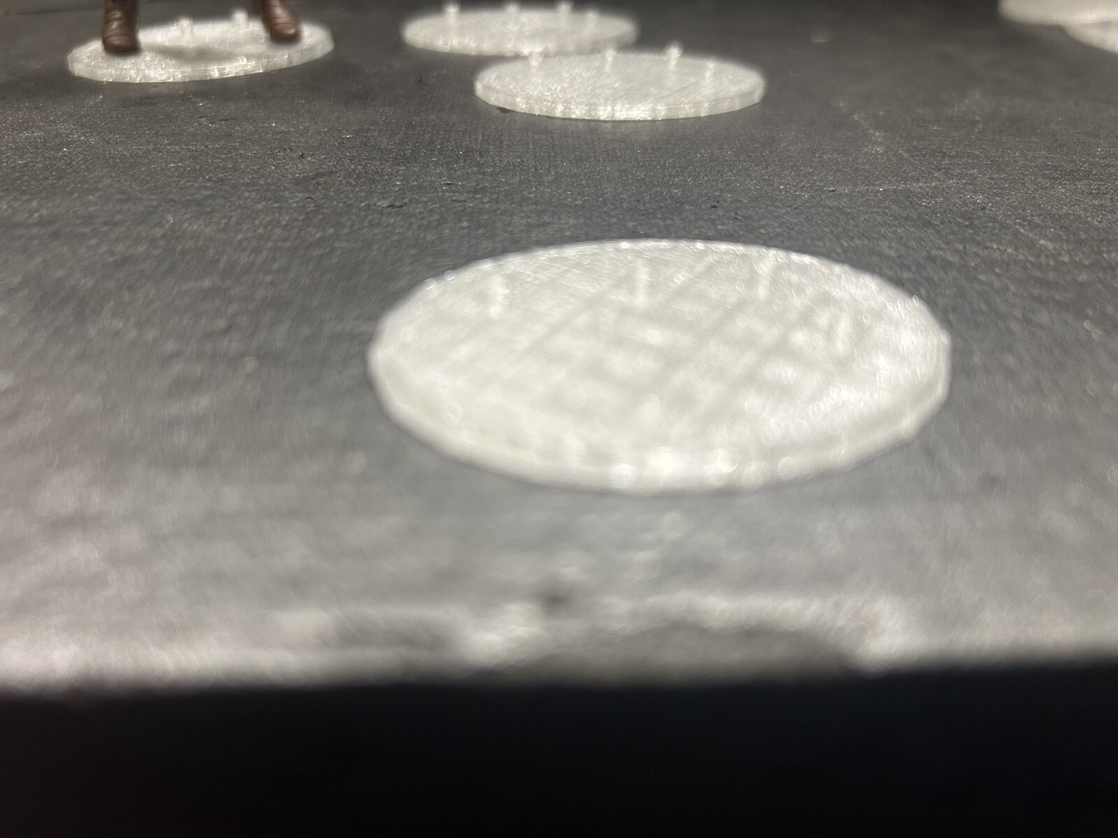 Modern Star Wars action figure stands. QTY 45