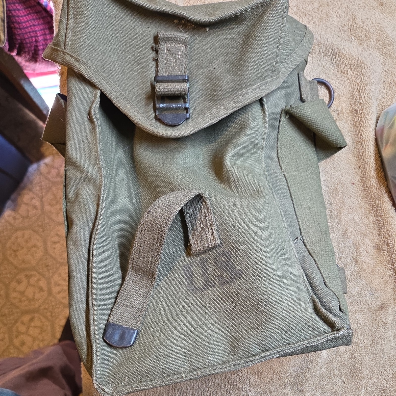 US Army M1 Ammunition Carrying Bag or Pouch Dated 1951 FREE SHIPPING!!!++