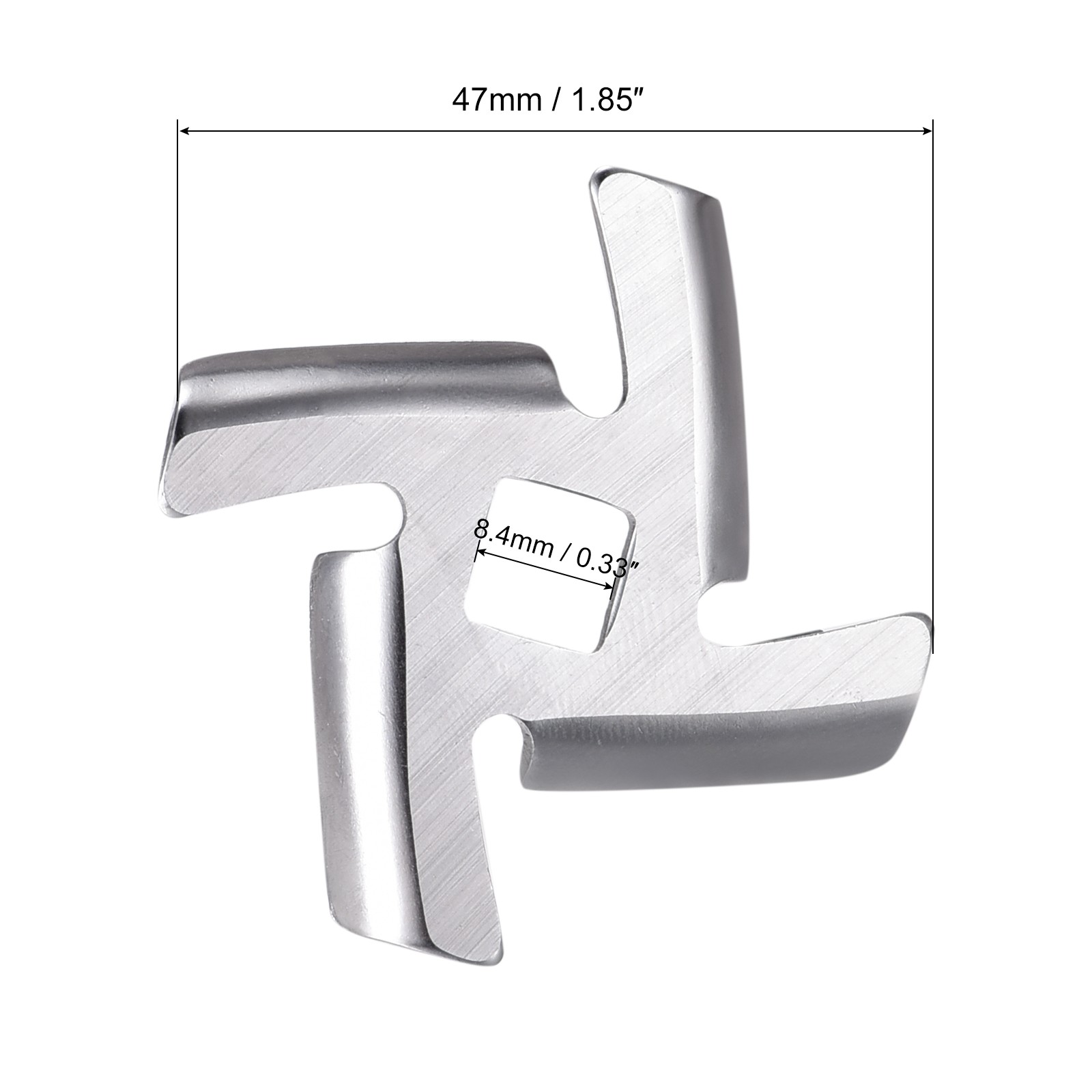 2Pack Meat Grinder Blade 47mm Stainless Steel Knife Cutter Replacement