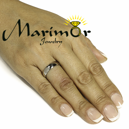 4.4mm CLASSIC STAINLESS STEEL 316, HIGH POLISHED UNISEX WEDDING BAND SIZES 5-13