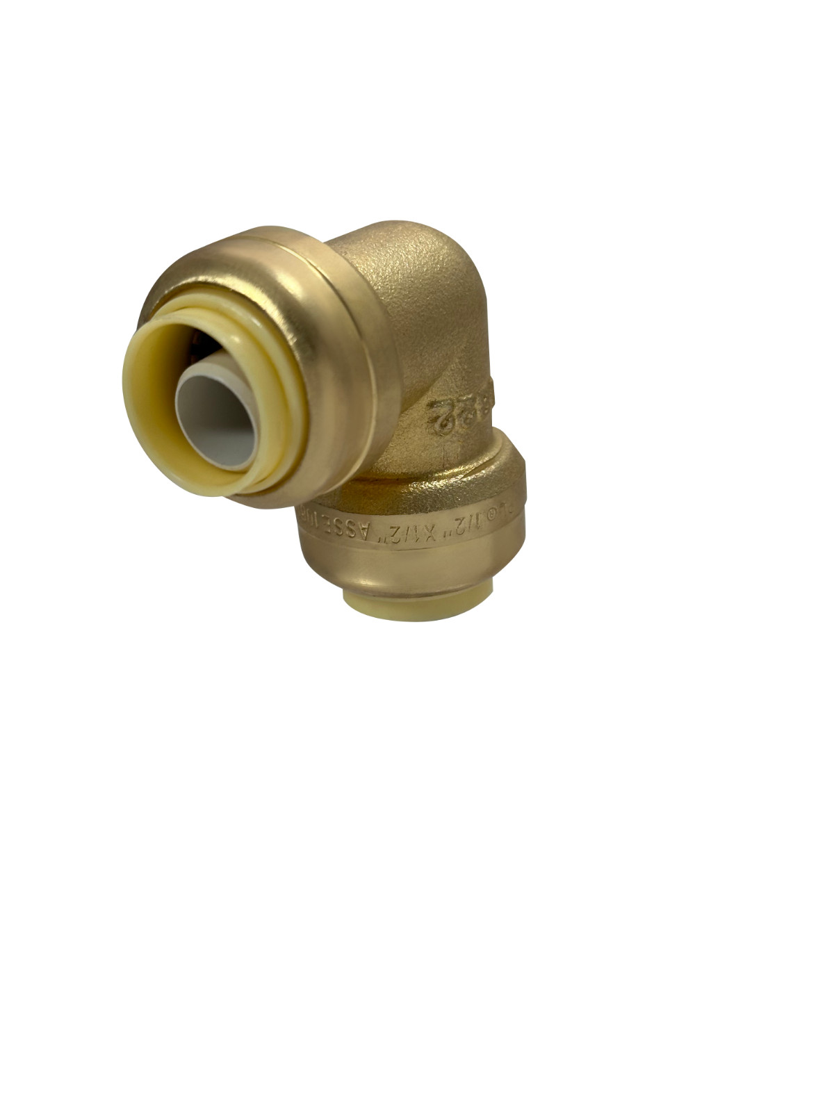 25 Pack XFITTING 1/2" X 1/2" Push Fittings, Lead Free Brass