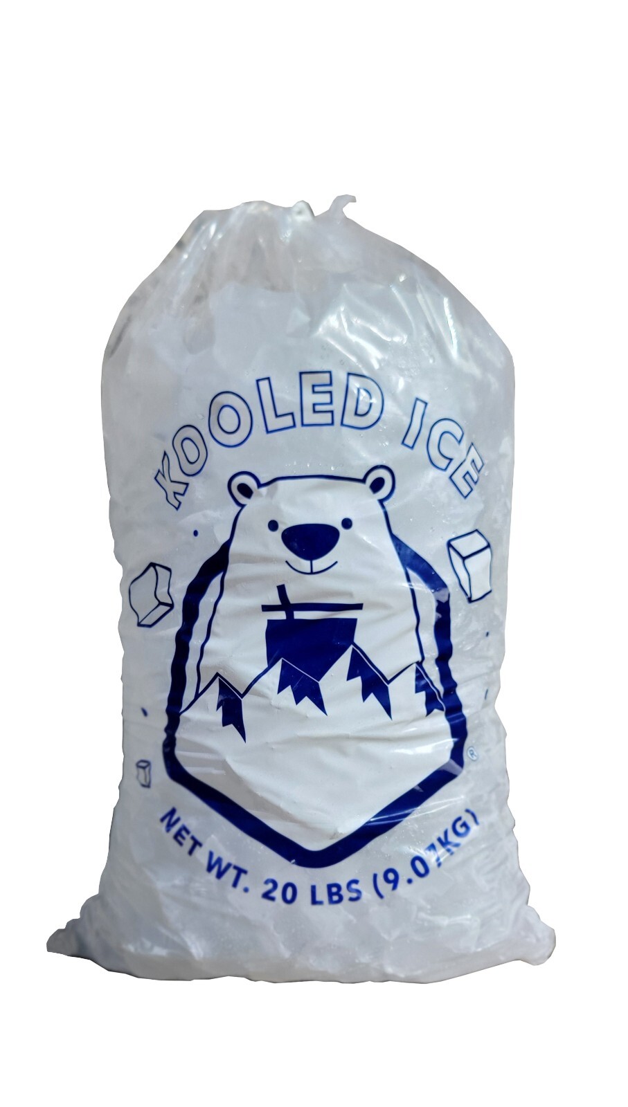 8 lb / 10 lb / 20 lb Ice Bags with Drawstring