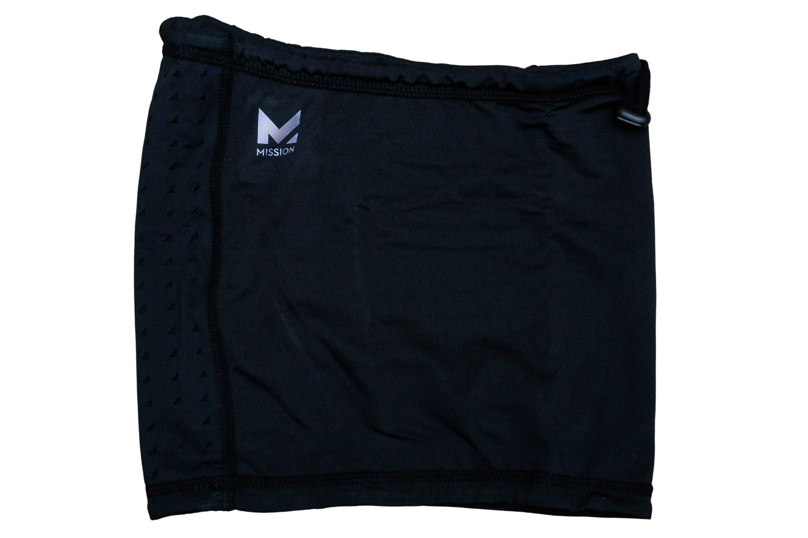 Mission All Season Adjustable Reusable Gaiter Black - Machine Washable, UPF 50