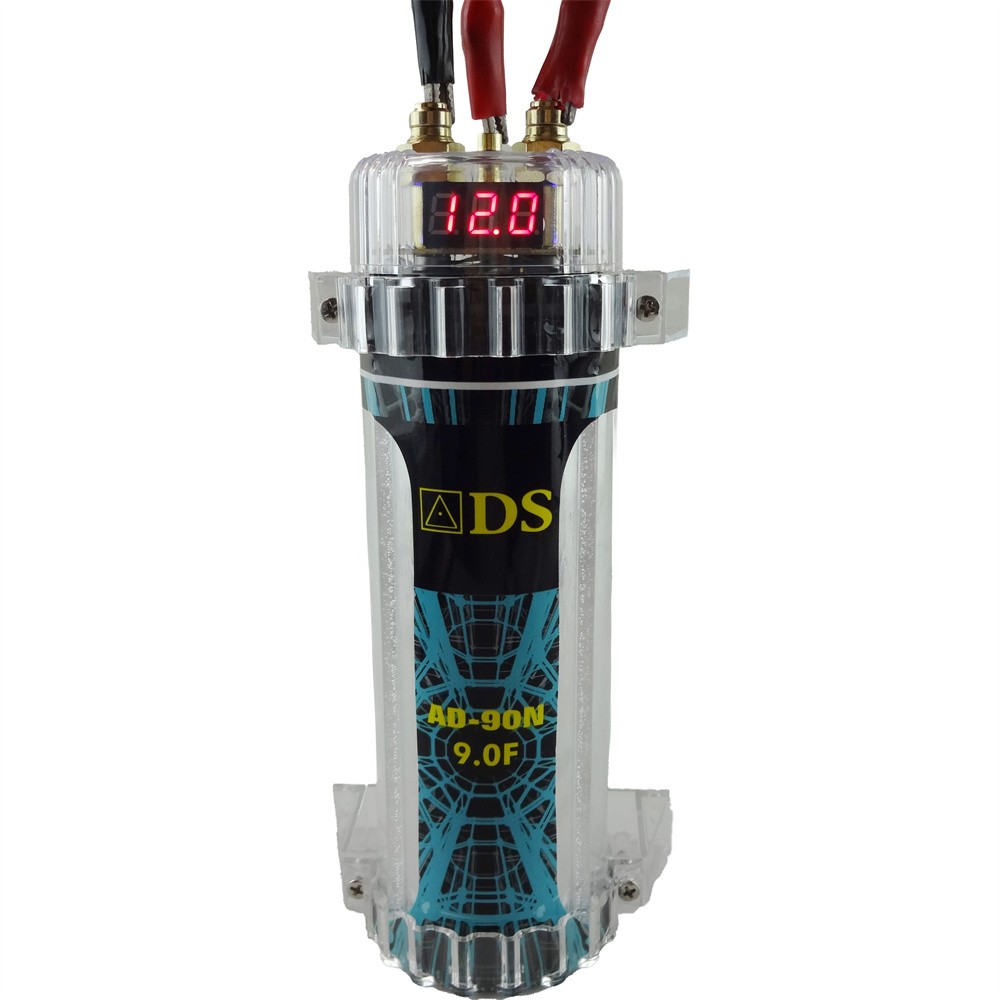 9.0 Farad Digital Capacitor,Car Audio Capacitor-10000W Peak,Protection for Amp