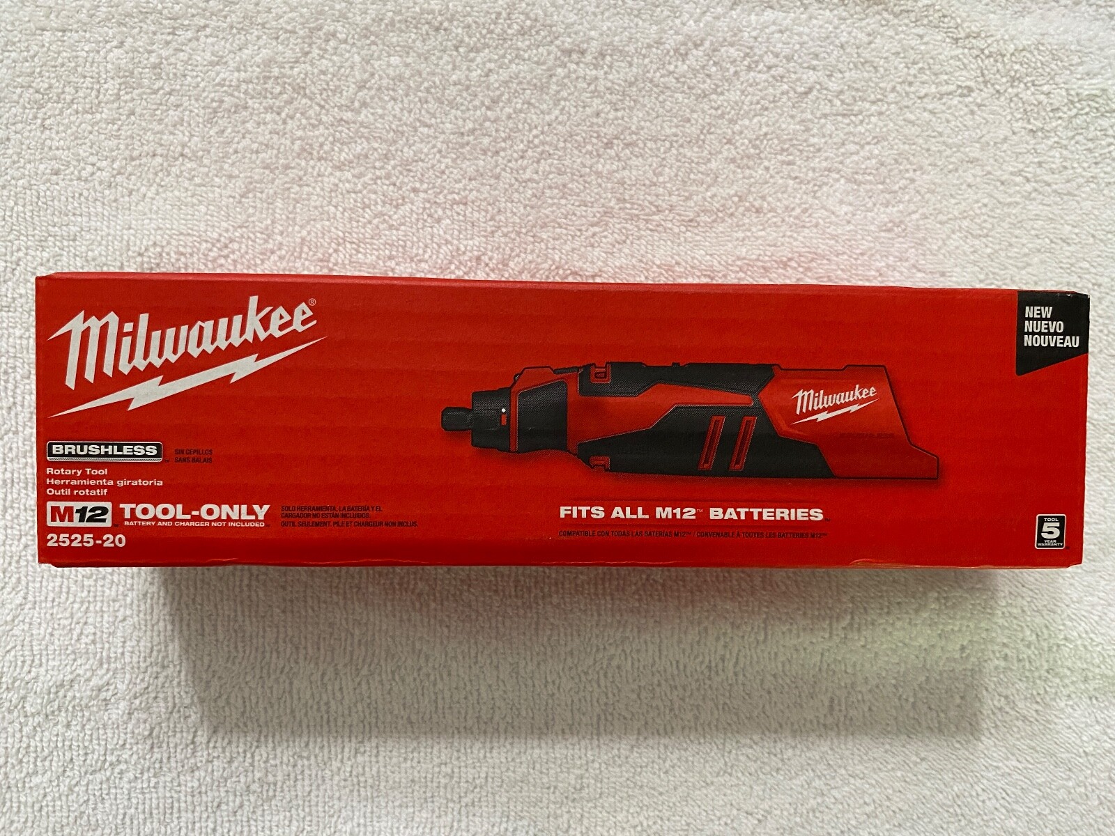 New Milwaukee 2525-20 12V 12 Volt M12 Cordless Brushless Rotary Tool (Bare Tool)