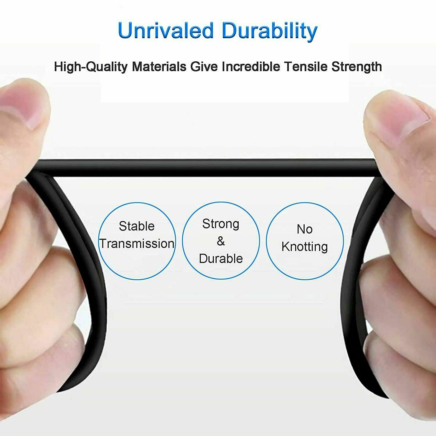 LOT iPhone 7 8 X XR 11 12 13 Pro Max 8 Pin to 3.5mm AUX Audio Car Adapter Cord