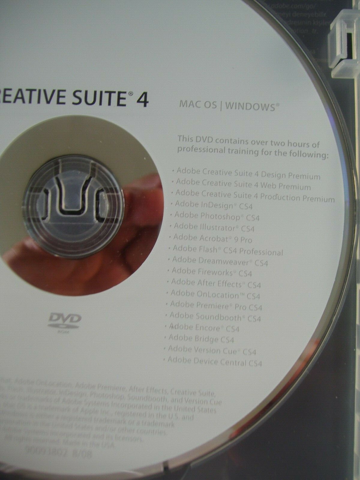 Adobe Creative Suite 4 CS4 Master Collection For Windows Full Retail DVD Version