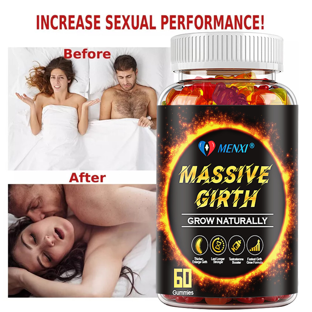 Massive Girth Gummies, Grow Naturally Thicker Bigger Male Enhancing Supplement