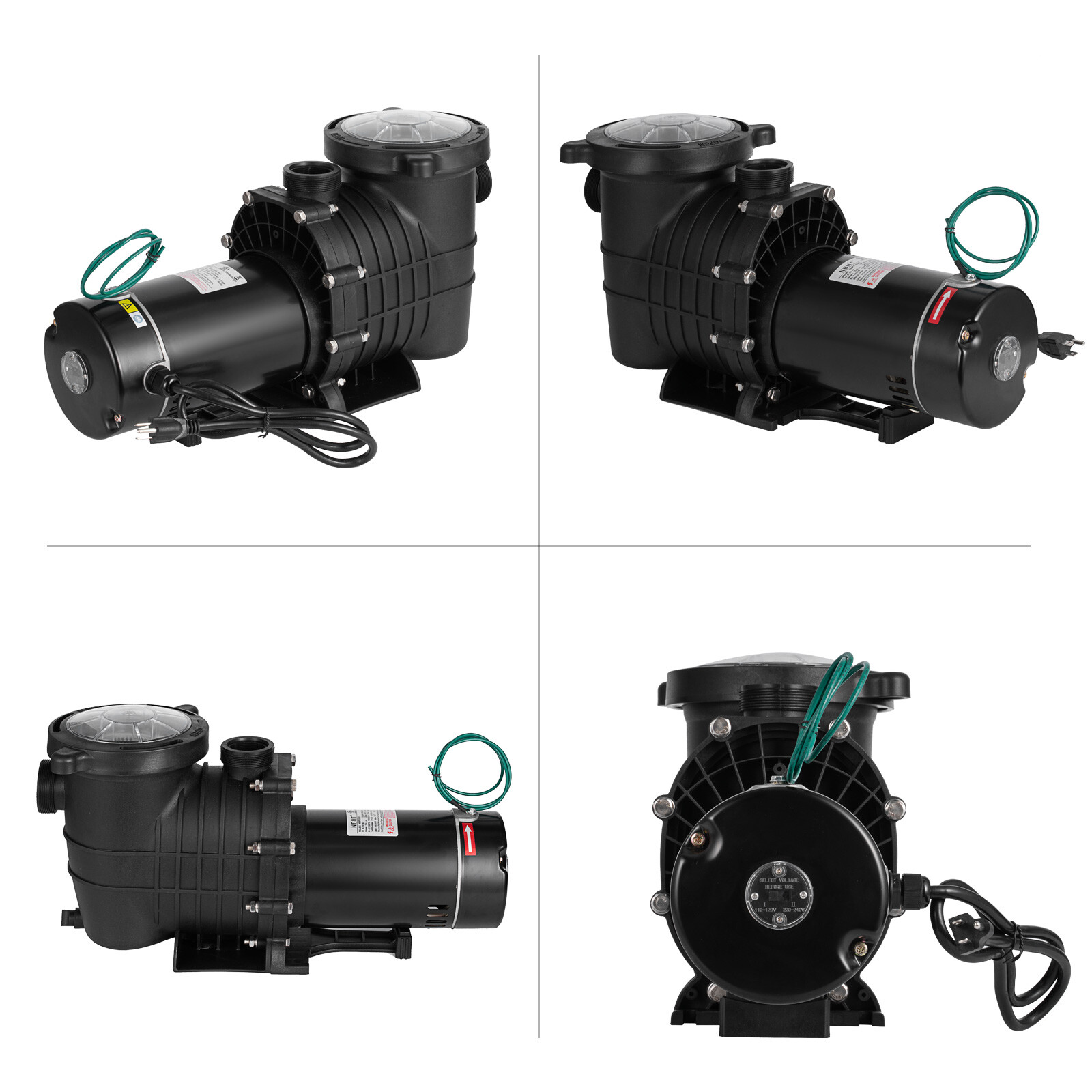 1.5HP Swimming Pool Pump Hayward w/Strainer Filter Pump Generic In/Above Ground