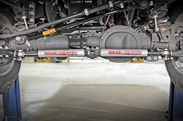 Rough Country for RAM 2500 14-21/3500 13-21 Pickup Dual Steering Stabilizer Kit