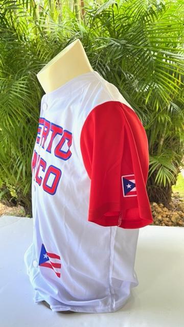 Puerto Rico Boricua PR Flag EL Morro Children Kids Baseball Jersey Shirt Sizes