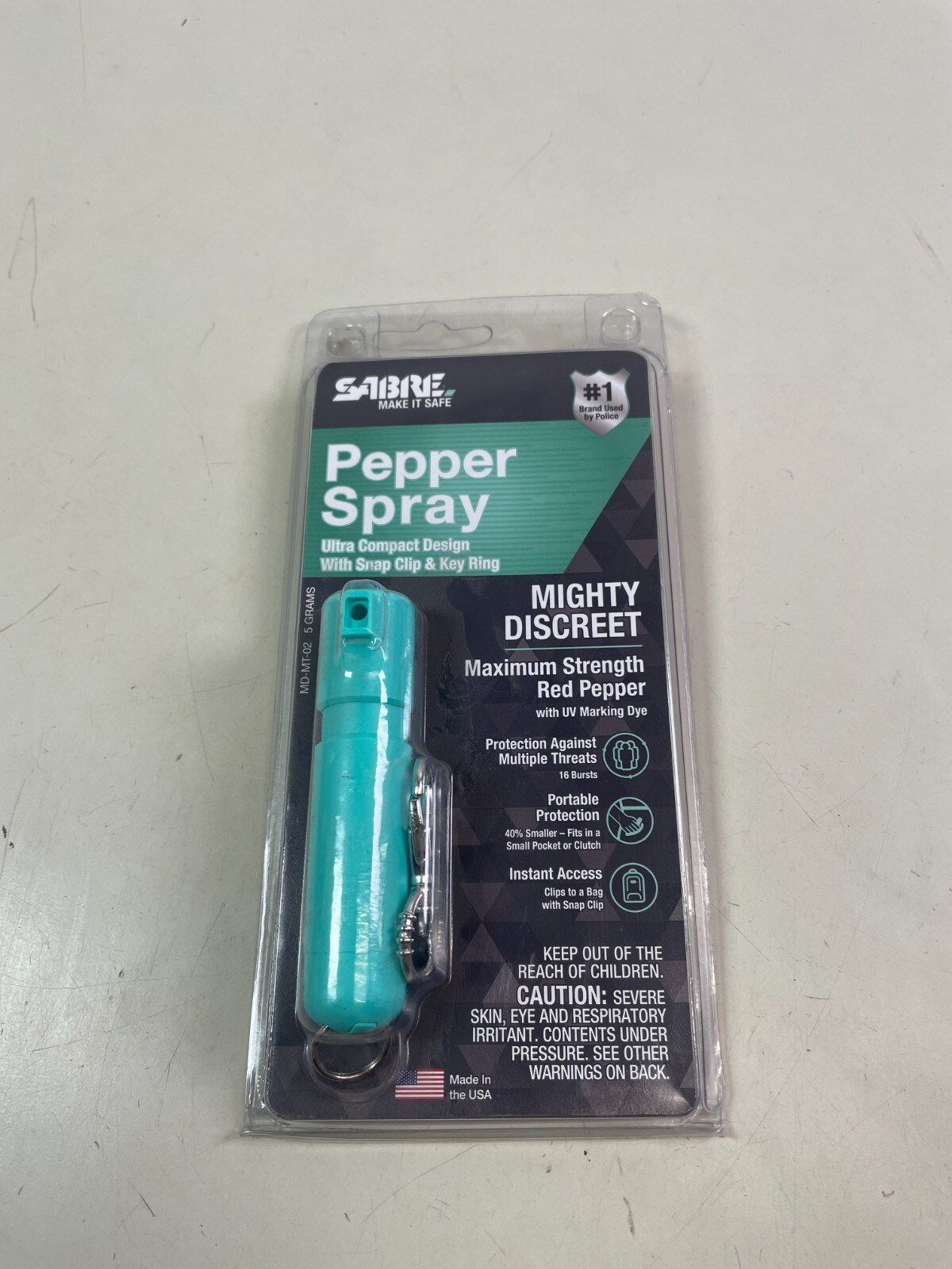 Sabre Mighty Discreet Mini Personal/Self Protection Pepper Spray MD-MT-02