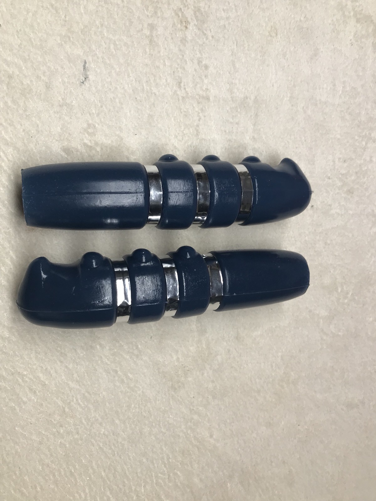 1936 Elgin Bluebird Skylark Twin 60 Robin Vintage Bicycle Handle Grips. Blue