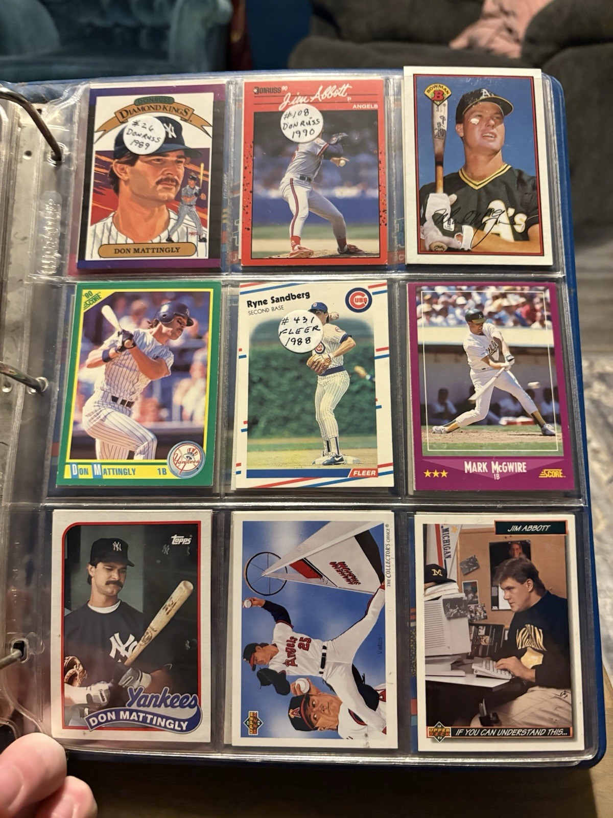 Vintage Baseball Card Lot 117+ Bo Jackson Nolan Ryan Schmidt Mattingly