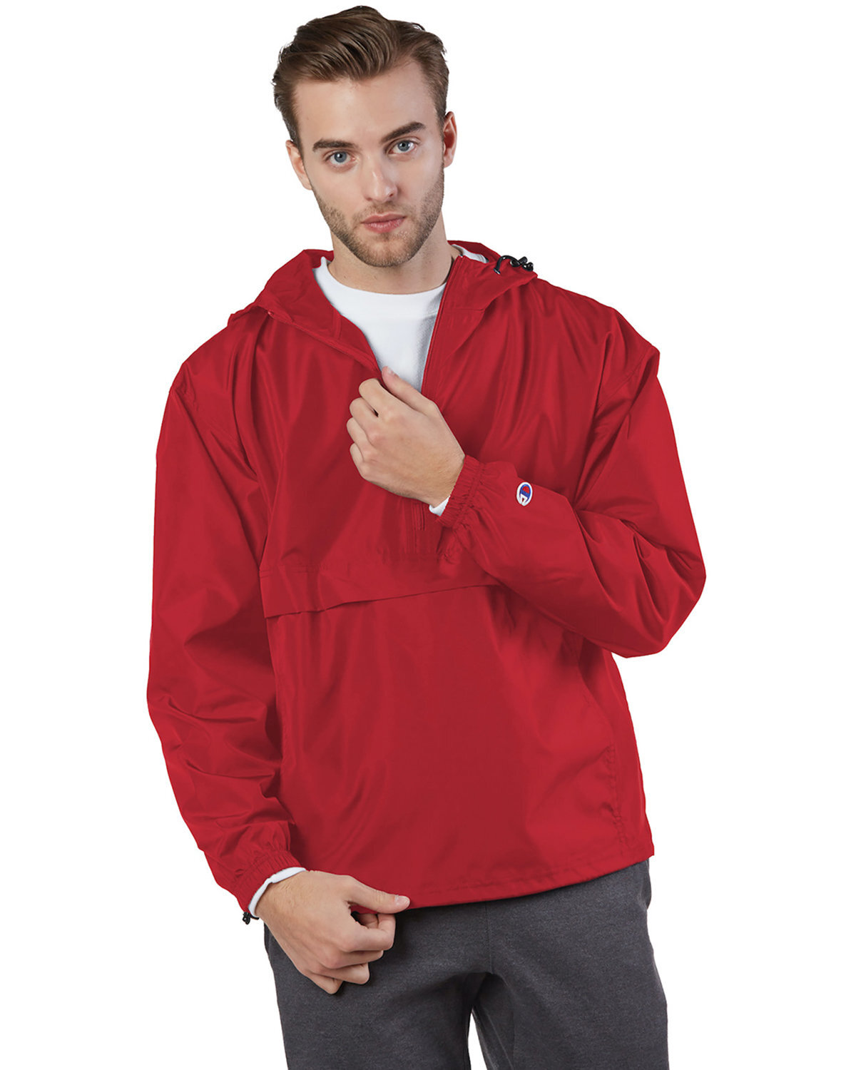 Champion Adult Packable Anorak Quarter-Zip Jacket - CO200