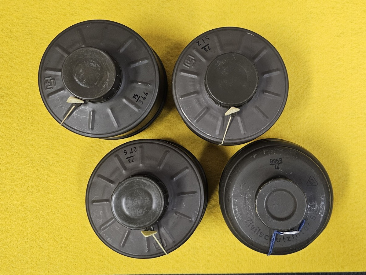 M40 Nato Israeli US Gas Mask Filter 40mm Threads Sealed Package Lot of 4