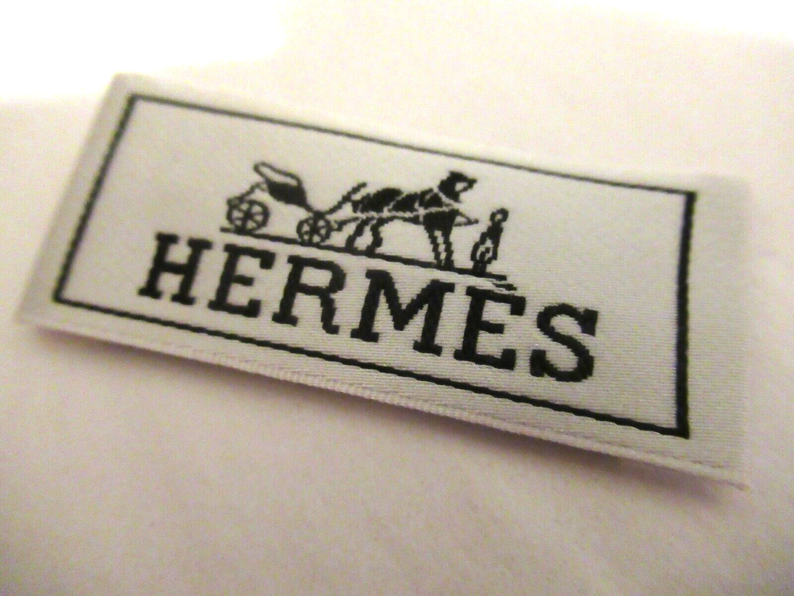 HERMES 1  Designer Tag LABEL Replacement Sewing Accessories 2'' lot 1
