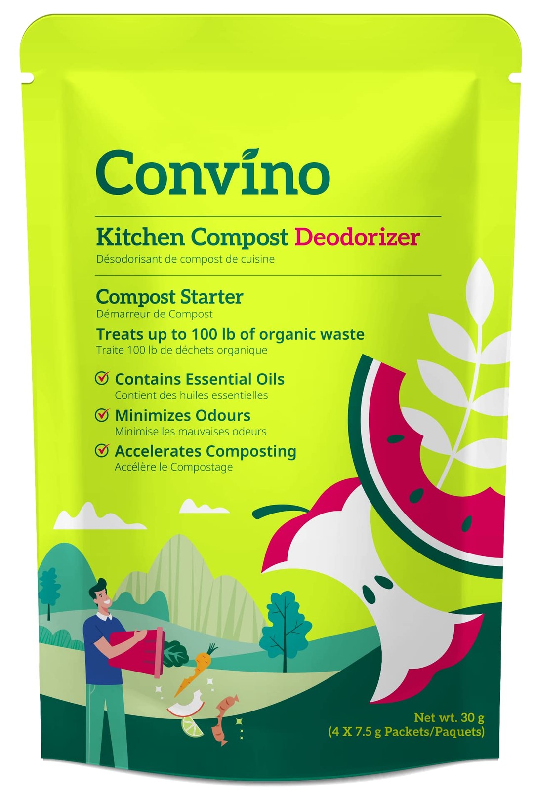 Convino: A Compost Starter/Accelerator Which Help to Reduce Kitchen Waste...