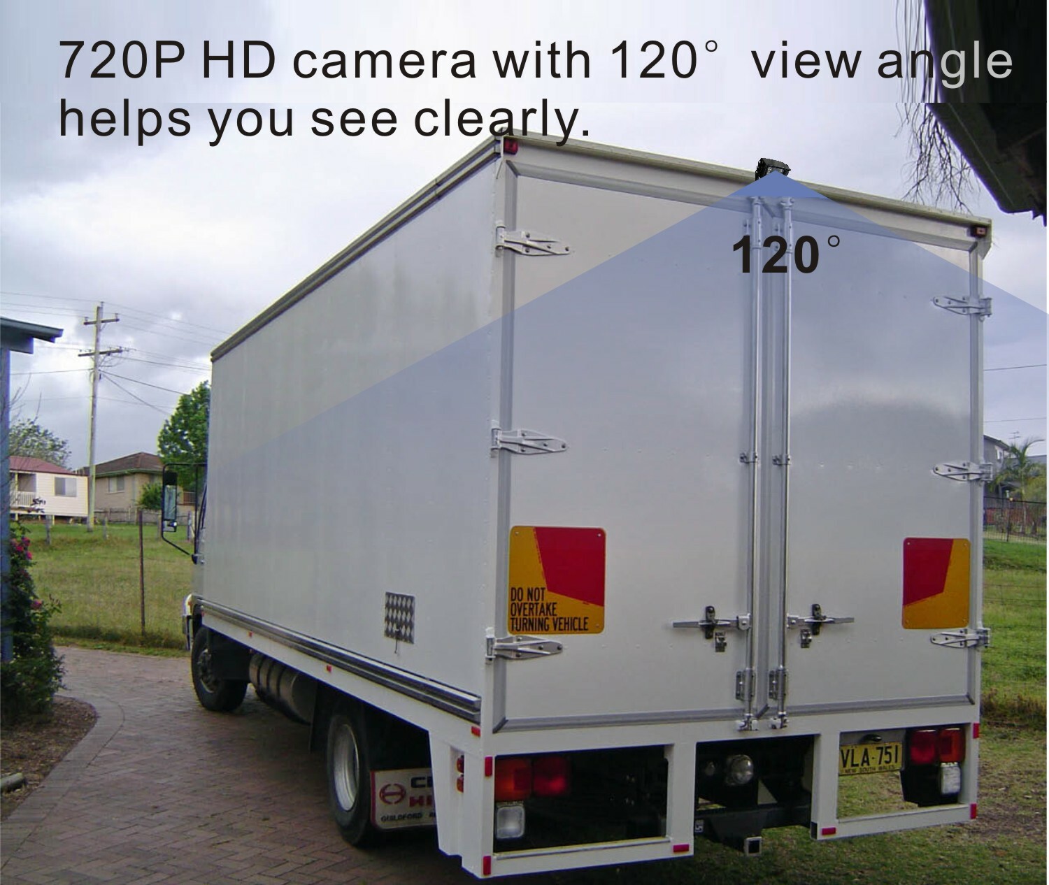 SUPER CLEAR AHD 1080P 7"REAR VIEW REVERSING BACKUP CAMERA SYSTEM CCTV SKID STEER