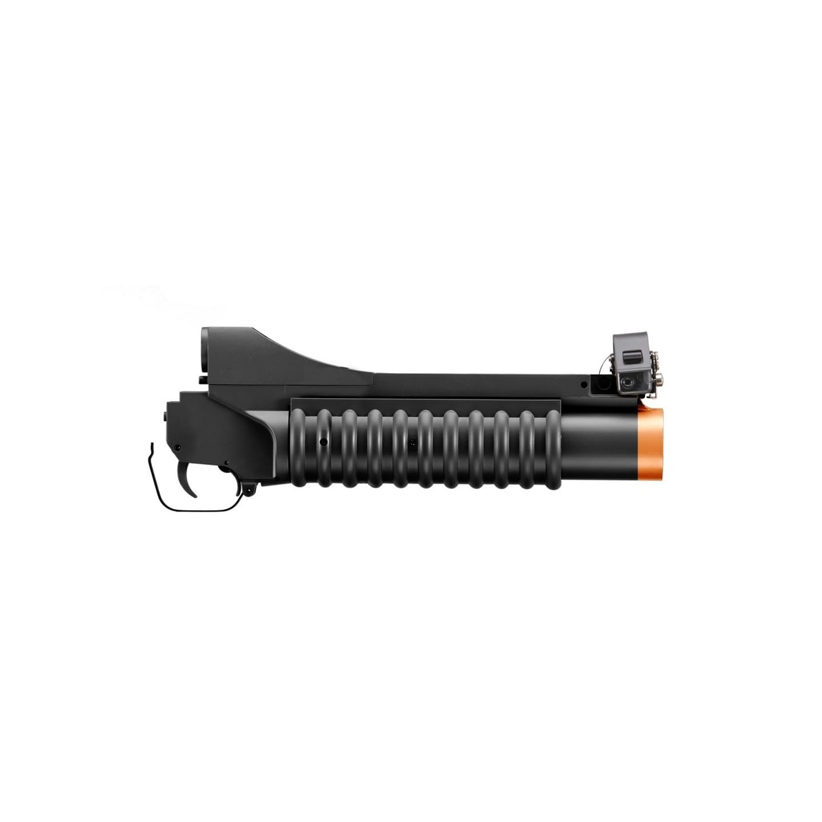 Goldenball Double Bell M203 Short Airsoft Gas Launcher (Color: Black)