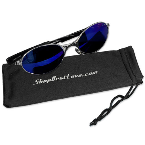 Swanky Oval Sunglasses - metal frame - unisex