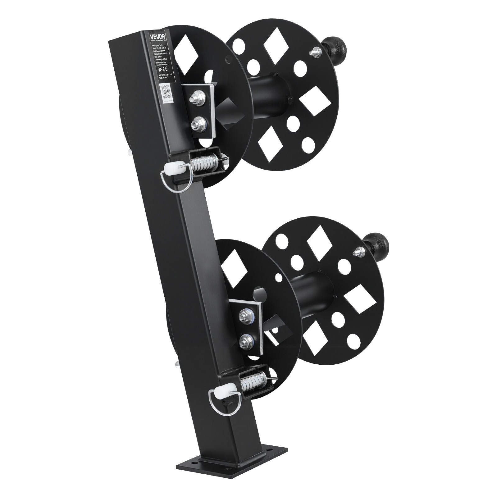 VEVOR Heavy Duty Double Welding Cable Reel Fits 150FT 1/0 & 125FT 2/0 Cable