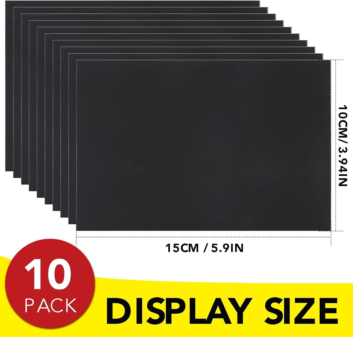 Flexible 4" x 6" Magnetic Sheets with Strong Adhesive - Perfect for Photos