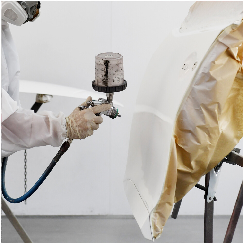 PPS CUPS Disposable Paint Spray Gun Cup Liners and Lid System (125 Mic) 50pack