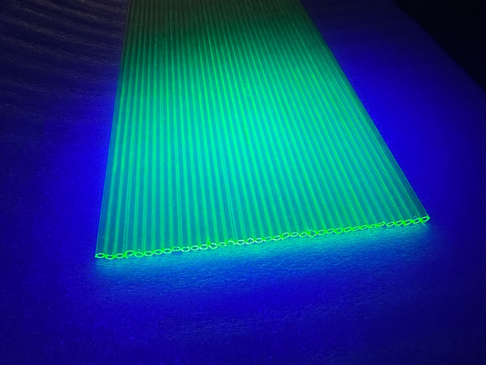 RARE Corning 3320 Uranium Borosilicate Glass Tubing 4.6mm OD 3mm ID (0.8mm Wall)