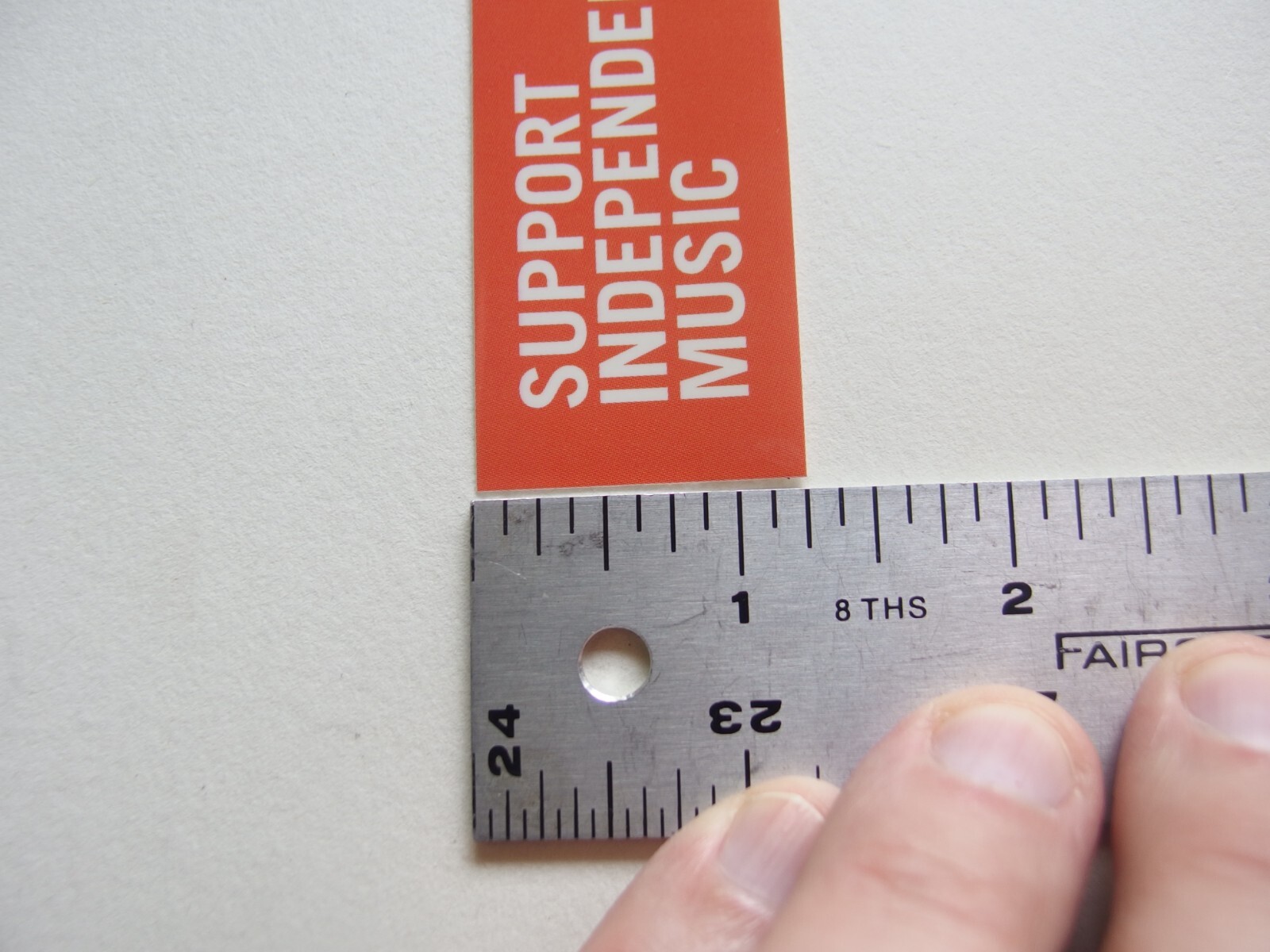 🎸 Les Claypool Support Independent Music Mini Sticker 1.25x4” Rare Primus