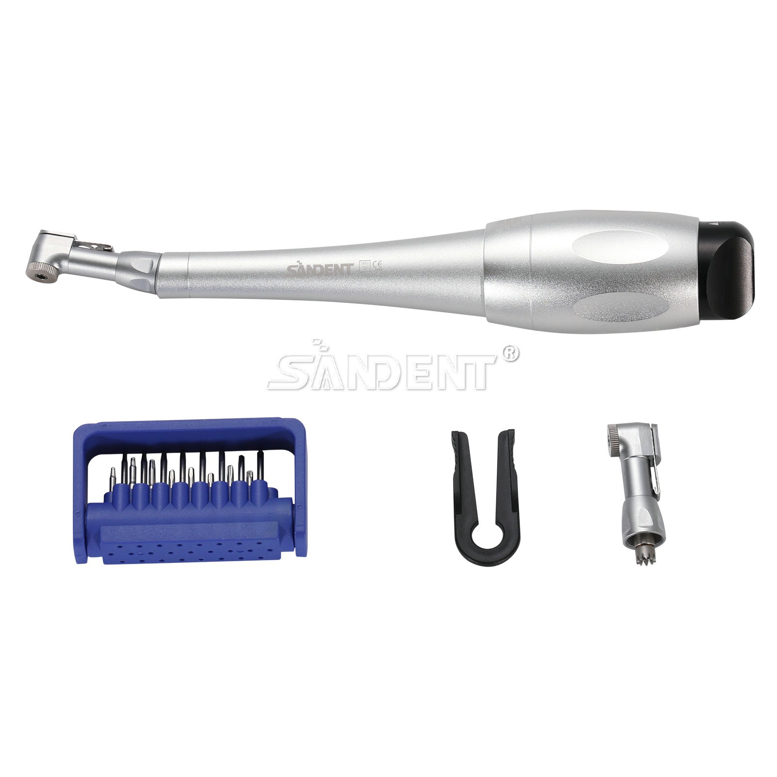 Dental Torque Wrench Universal Implant Kit Wrench Contra Angle & 16 Drivers USA