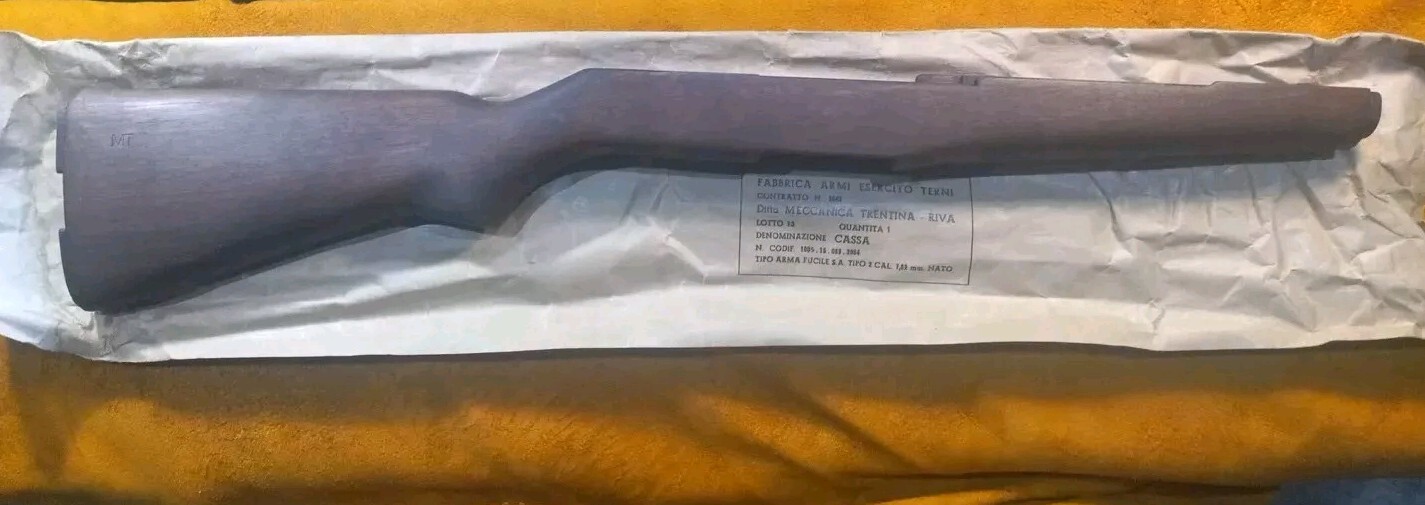 BM59E Stock Fabrica Armi Esercito Terni Meccanica Trentina M1 Garand WWII
