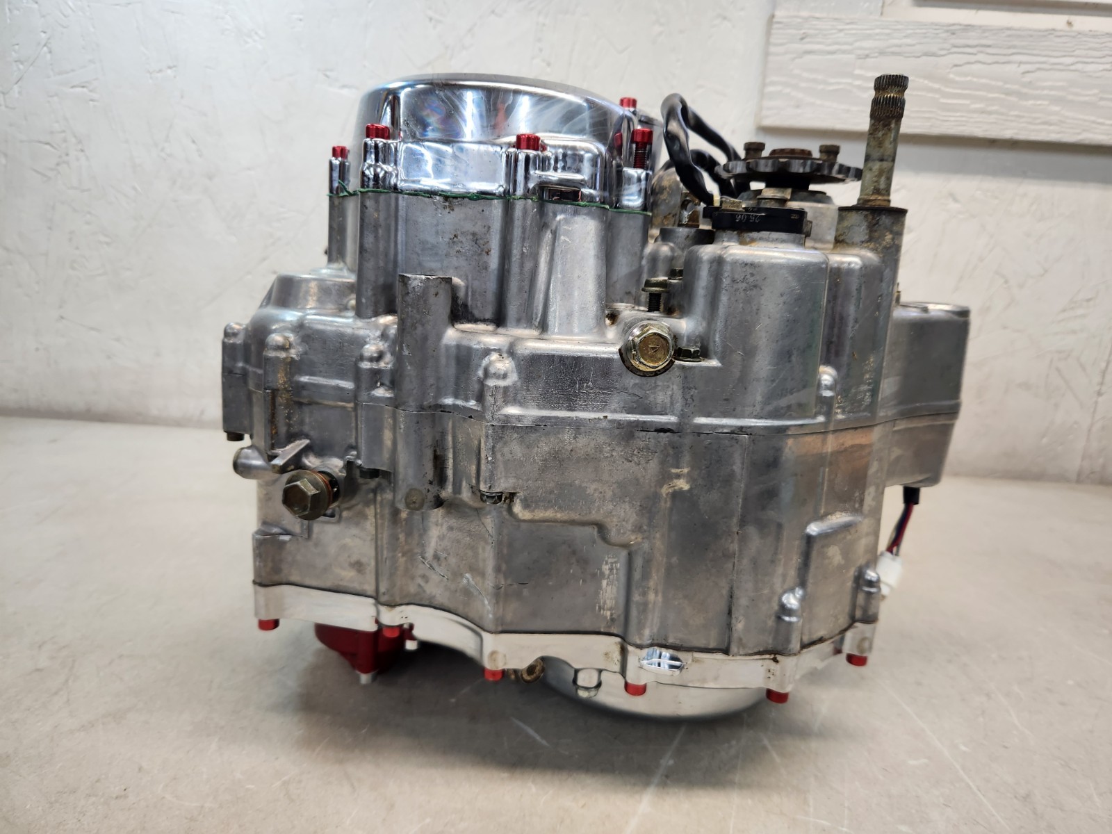 03-08 LTZ400 ltz KFX DVX 400 engine motor bottom cases top head NICE!!!!!