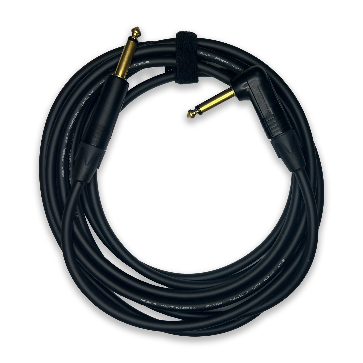 Mogami 2524 Guitar/Instrument Cable 20 ft – Neutrik NP2X‑B Gold Plugs –Handmade