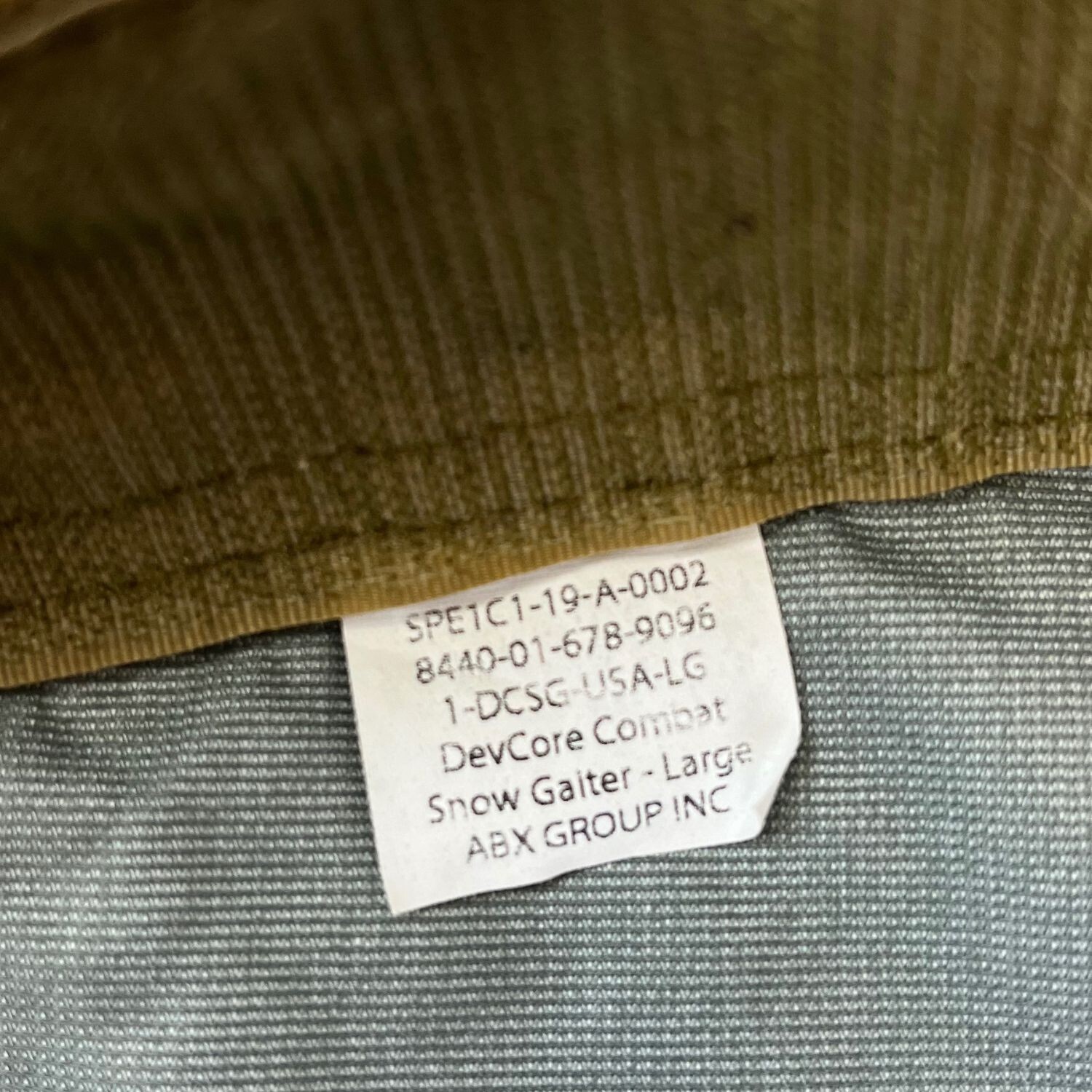 Used Good Coyote DevCore Combat Snow Gaiters *Mocinc.1982*