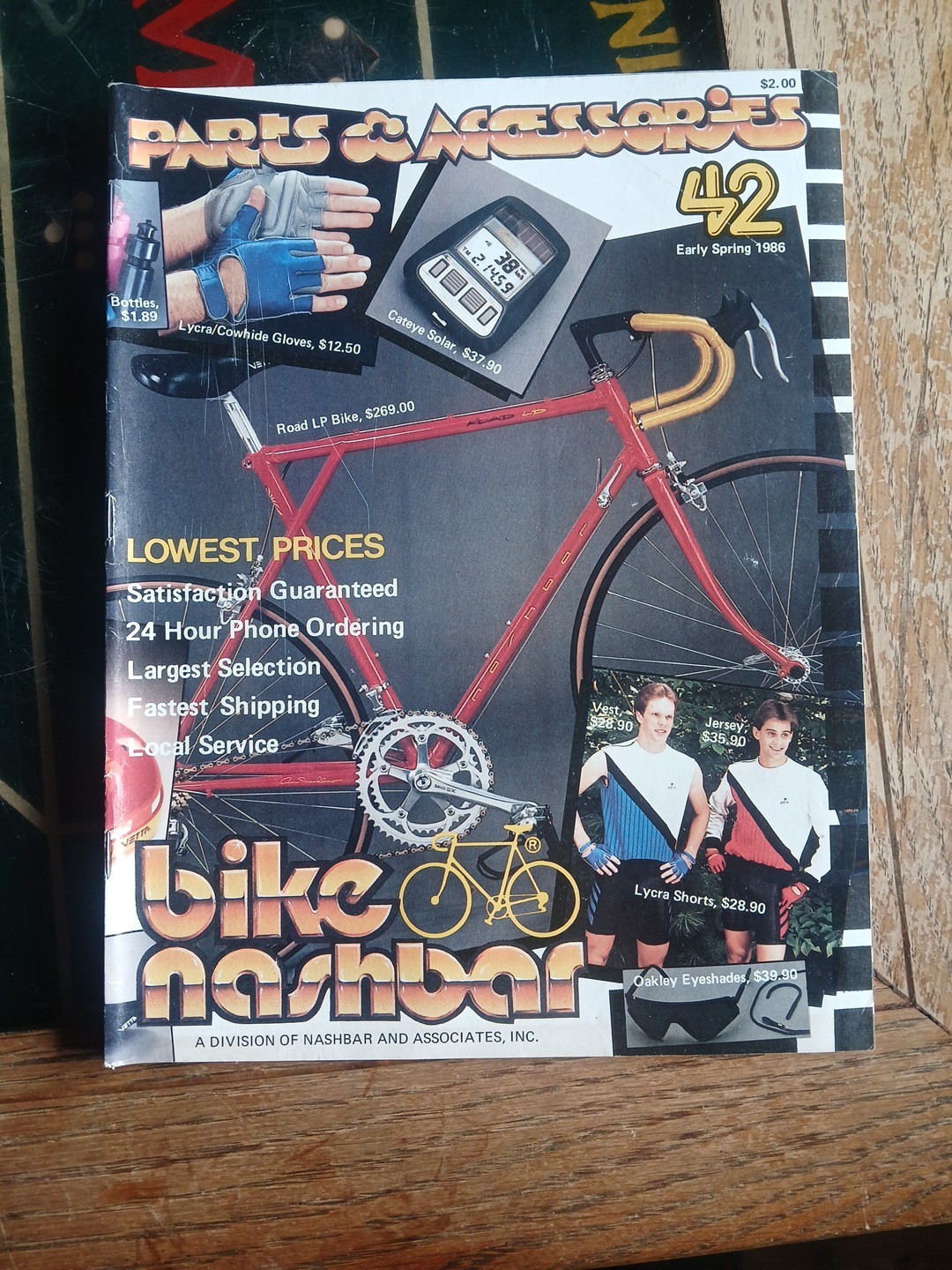 Vintage Bike Nashbar Bike Shops Products Catalog Bicycles Early Spring 1986