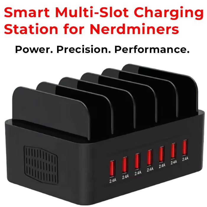 Smart USB Power Bay + 5 Bitcoin Lottery Miners!! (1,000 KH/s NM Miners)