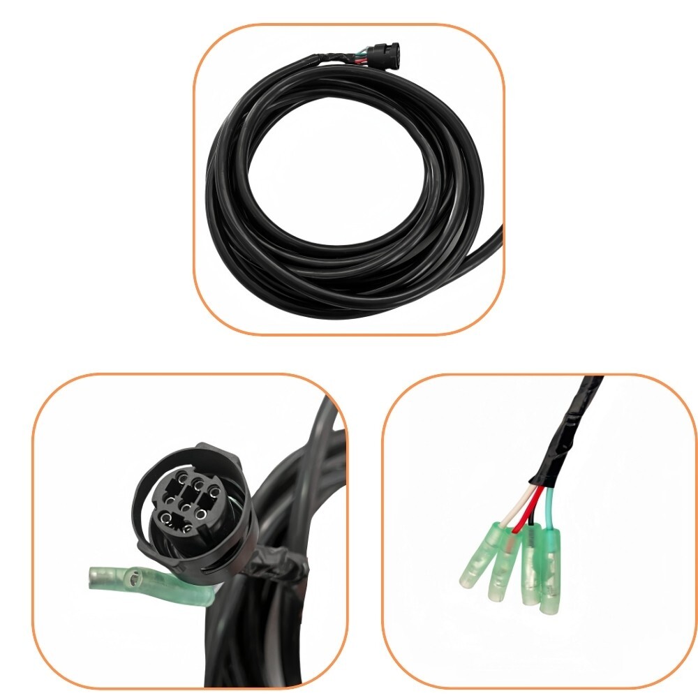 Side Mount Remote Control Box 3ACQ843301 For Tohatsu Outboard 8Pin Tirm PULL