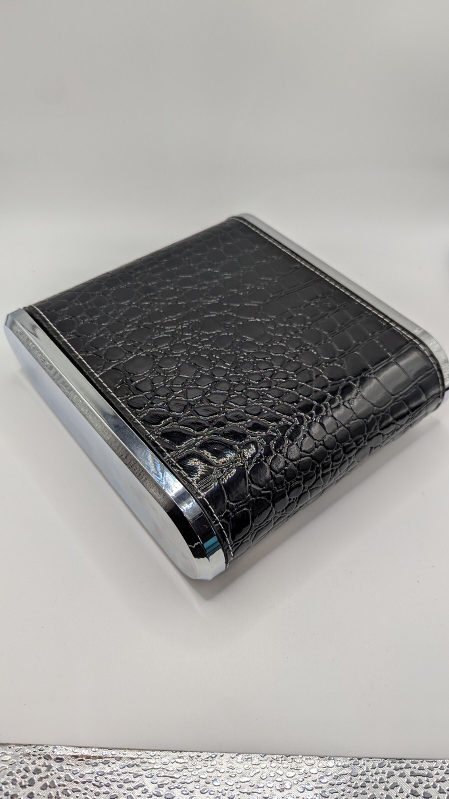 Prepology 3-Piece Wine Opener Set with Black Faux Croco Case, Great gift!