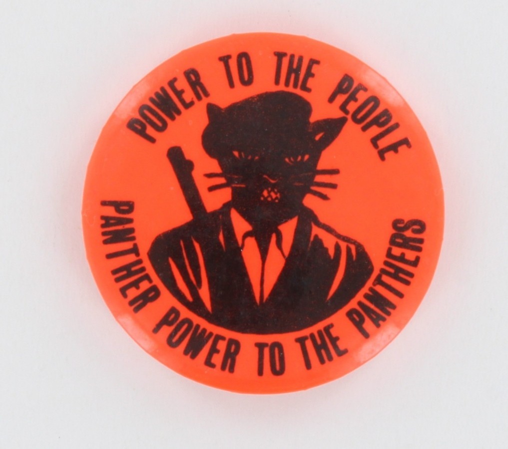 Black Panther Party For Self Defense 1967 Original Shotgun Armed Cat Beret P1868
