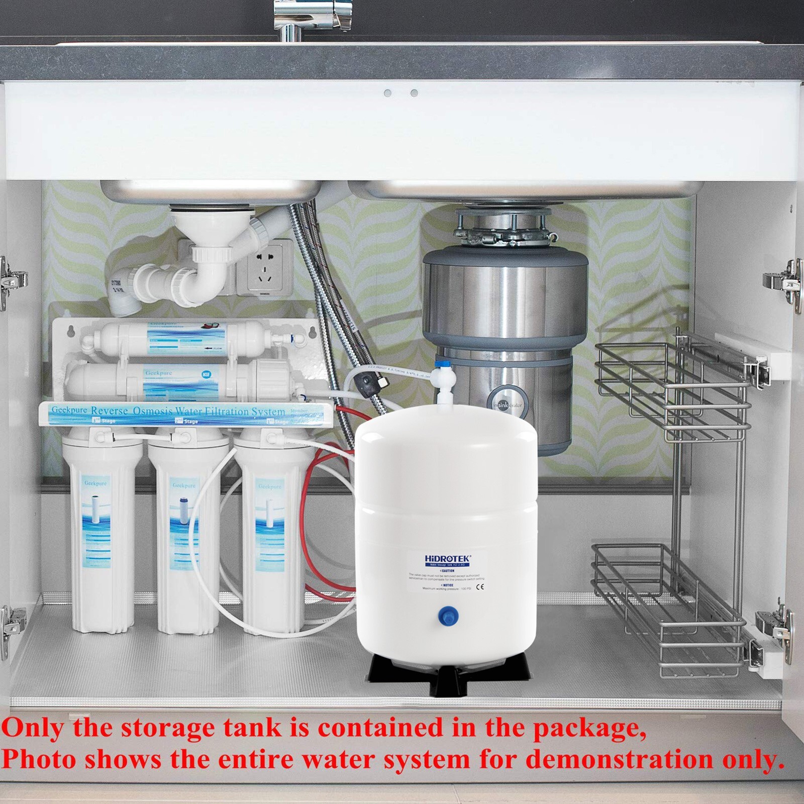 2.8 Gallon RO Water Storage Tank for Reverse Osmosis System NSF Certificated