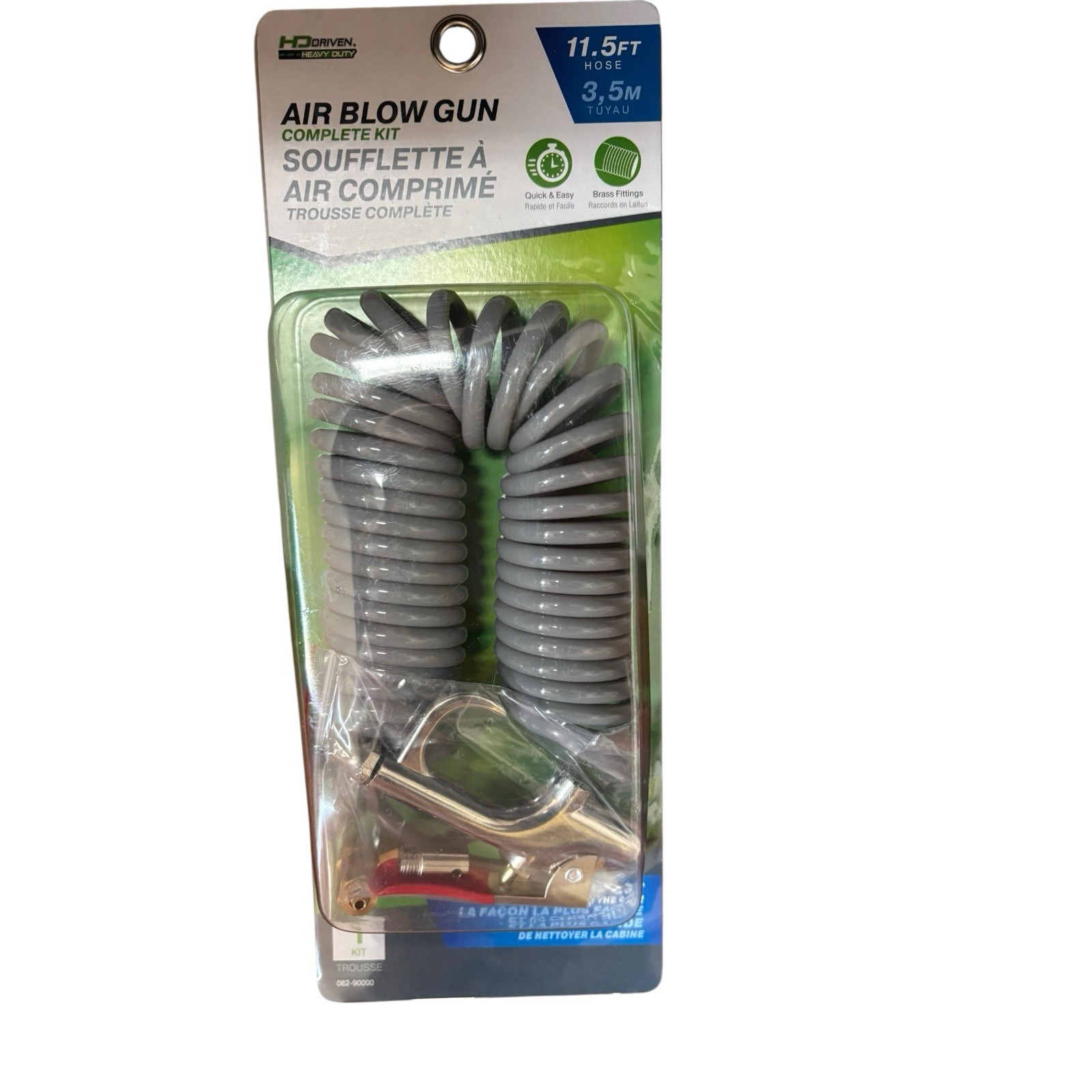 082-90000 Lynco Air Seat Blow Gun Kit with Hose for Truck Cab Cleaning